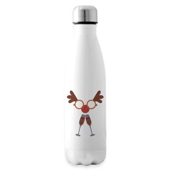 Weihnachtsdesign-Geschenkidee-Feier - Isolierflasche - Weiß - Rechts