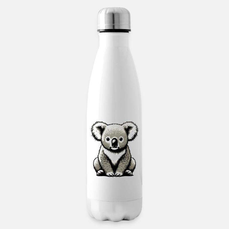 Koala - Isolierflasche - Weiß