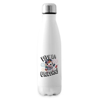 Vive La Unicorn! - Isolierflasche - Weiß - Rechts