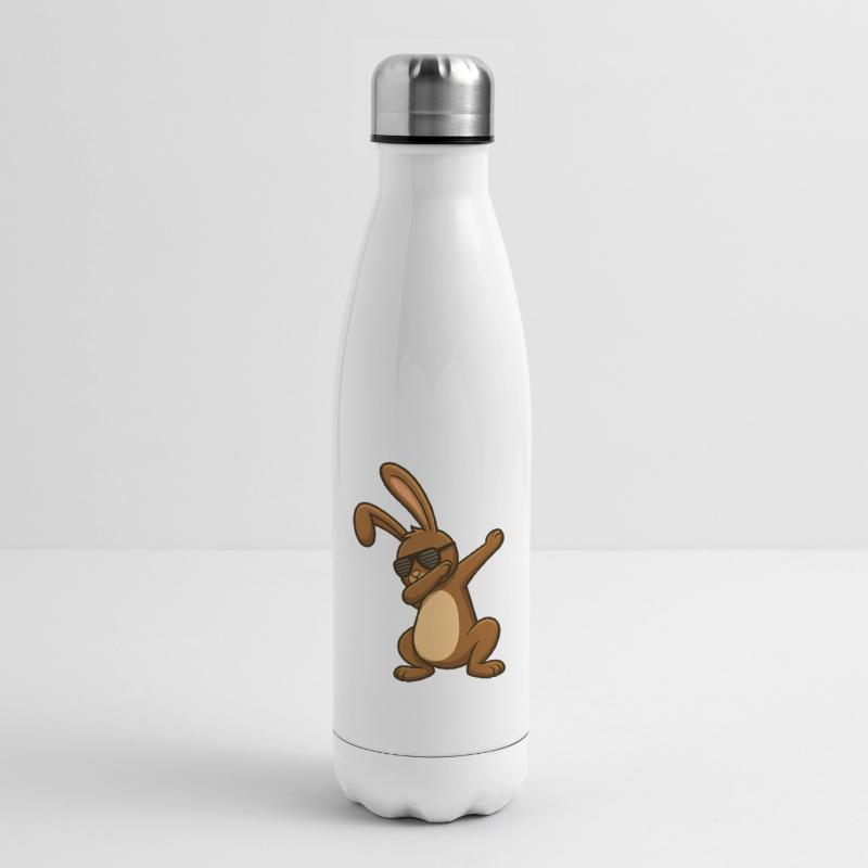 Easter Bunny Easter Dancing Easter Bunny Dab Insulated Water Bottle