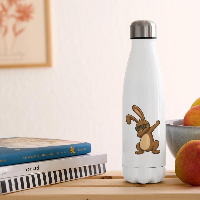 Easter Bunny Easter Dancing Easter Bunny Dab Insulated Water Bottle