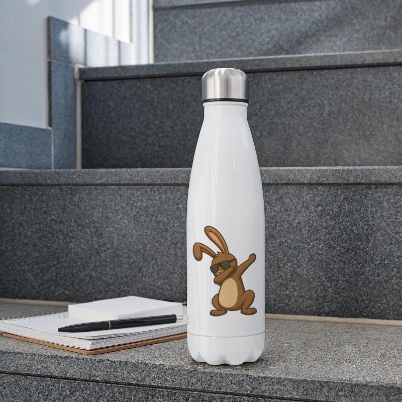 Easter Bunny Easter Dancing Easter Bunny Dab Insulated Water Bottle