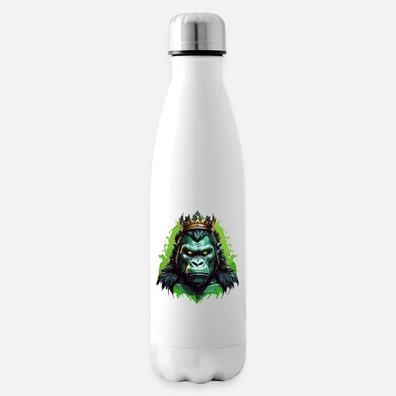 Gorilla - Insulated Water Bottle - white