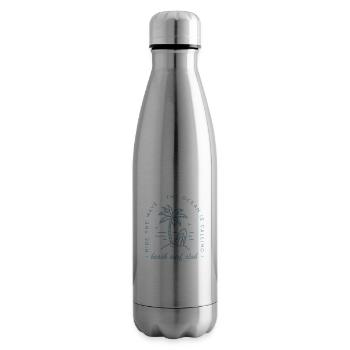 Club de surf plage océan humour surfeur aesthetic - Bouteille isotherme - argent clair - Droite