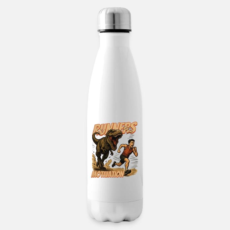 Alles eine Frage der "Runners" Motivation - Isolierflasche - Weiß