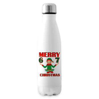 Elf 6–7 Vibes – CHRISTMAS (Inspired by the 6- - Insulated Water Bottle - white - Right
