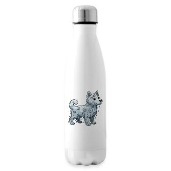 Wolkenhund Flow Sanft - Isolierflasche - Weiß - Rechts