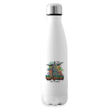Christ the Redeemer - Guardian of Rio - Insulated Water Bottle - white - Right