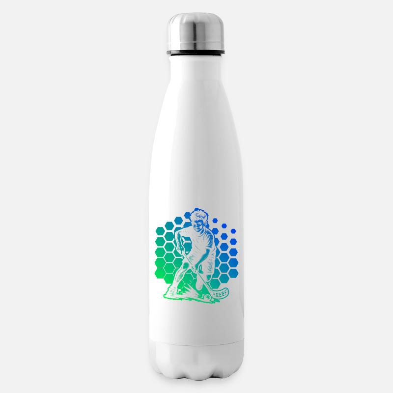 Conception compacte de floorball pour floorball - Bouteille isotherme - blanc
