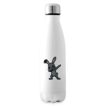 Patchwork Häschen Doodle - Isolierflasche - Weiß - Rechts