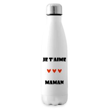 I LOVE YOU MOM. I LOVE MOM. MAMA ADORED. MOM - Insulated Water Bottle - white - Right