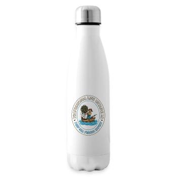 Deep Sea Fishing Expert Emblem - Insulated Water Bottle - white - Right