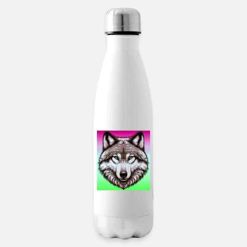 Loup - Bouteille isotherme - blanc