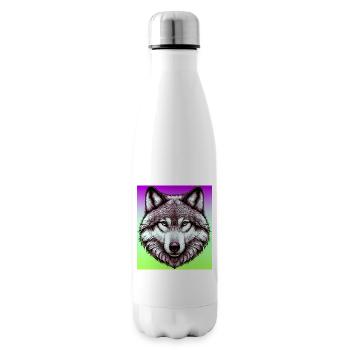 Wolf - Insulated Water Bottle - white - Right