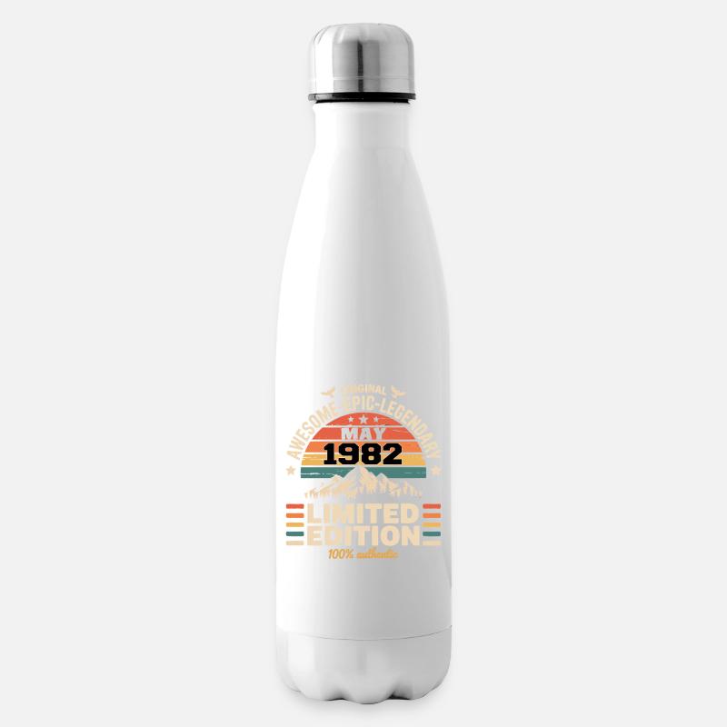 Mai 1982 - May 1982 - Bouteille isotherme - blanc