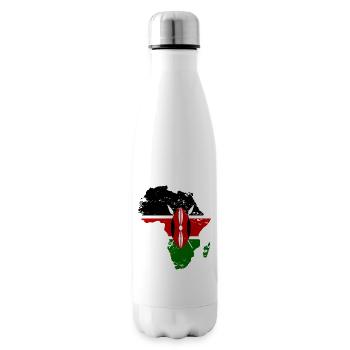 Kenia_Flagge_Afrika_used_used - Isolierflasche - Weiß - Rechts