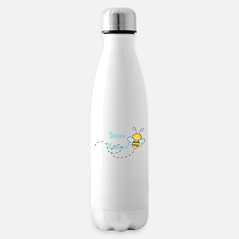 Kleine Hummel - Isolierflasche - Weiß