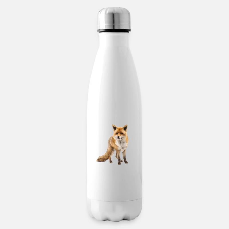 Fuchs - Isolierflasche - Weiß