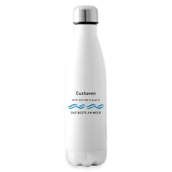 Cuxhaven - das beste am Meer - Isolierflasche - Weiß - Rechts