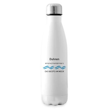 Duhnen - das beste am Meer - Isolierflasche - Weiß - Rechts