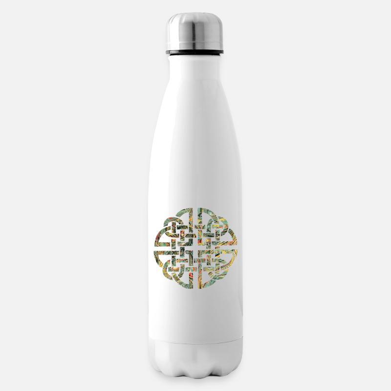 Noeud celtique 8 e 200 - Bouteille isotherme - blanc