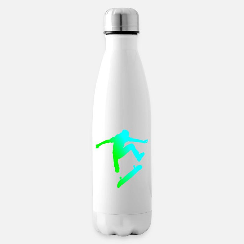 Skater - Isolierflasche - Weiß