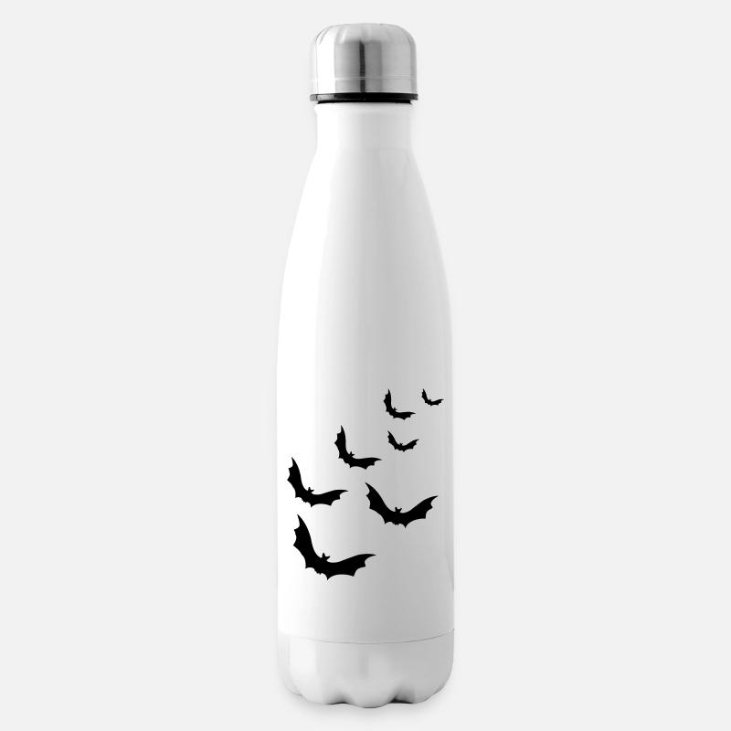Fledermäuse - Isolierflasche - Weiß