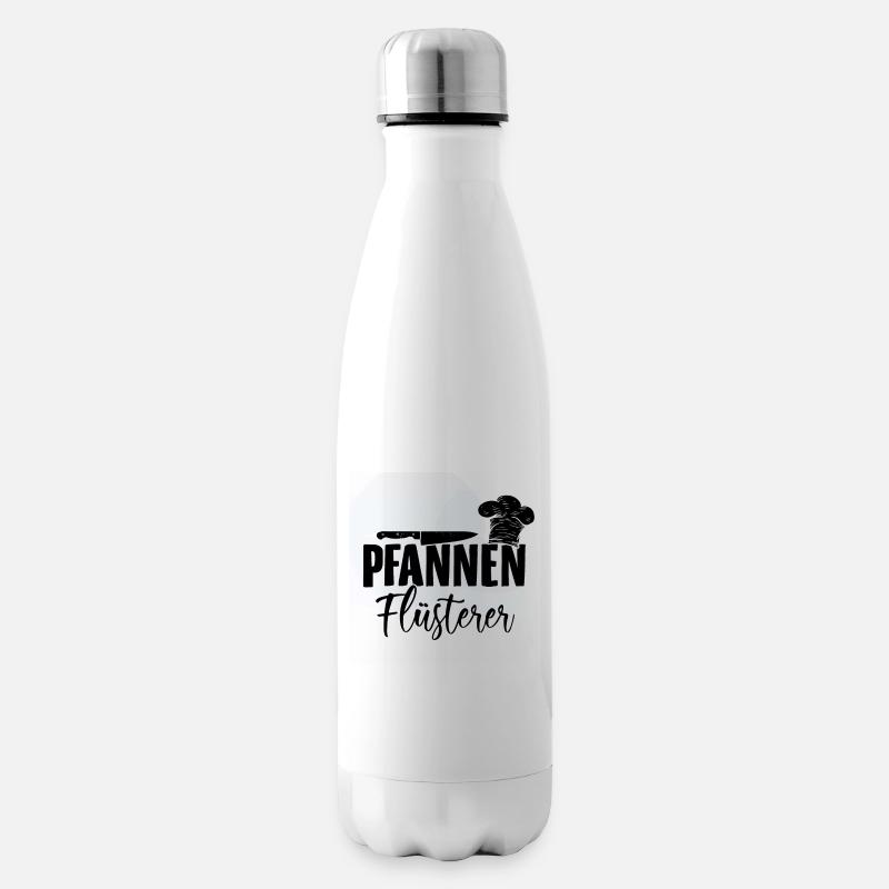 Kochen | Koch Köche Küchenchef Hobbykoch Geschenke - Isolierflasche - Weiß