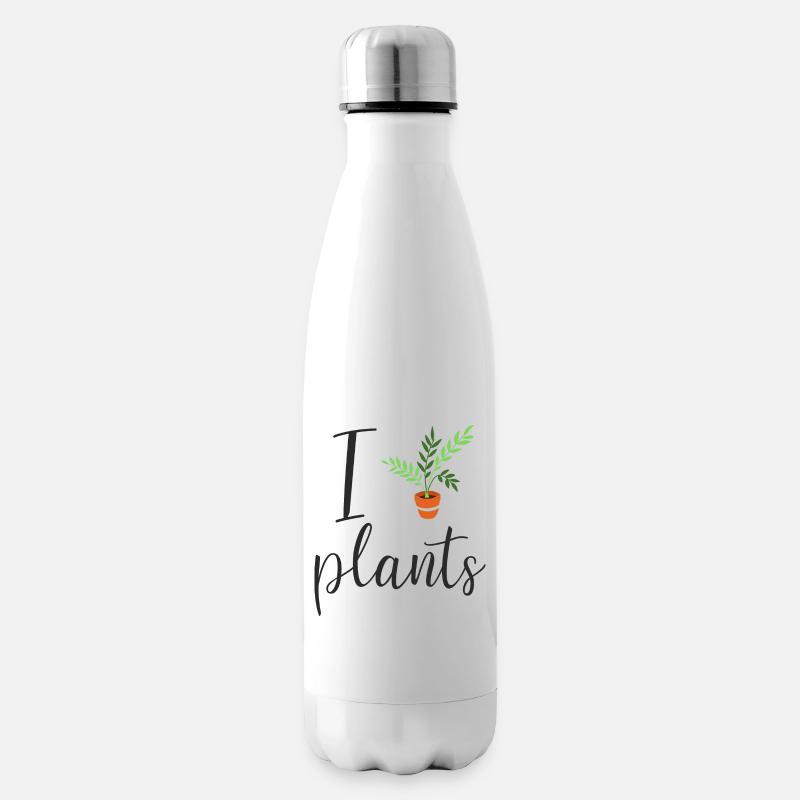 I plant plants - Isolierflasche - Weiß