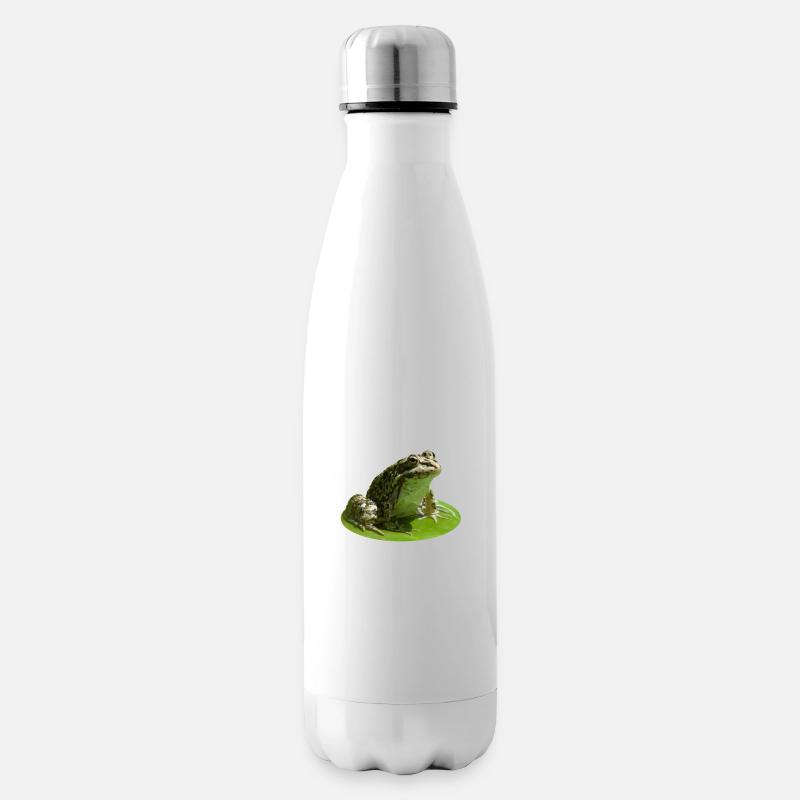 Frosch - Isolierflasche - Weiß