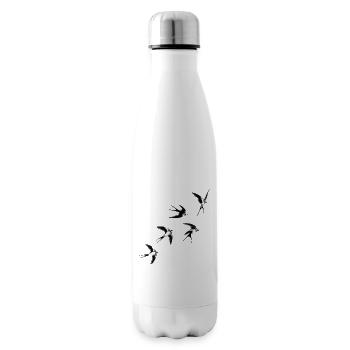 Swallow birds - Insulated Water Bottle - white - Right