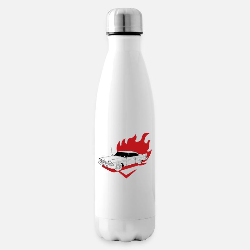 Christines Auto - Isolierflasche - Weiß