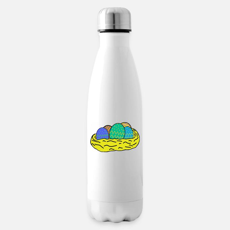 Oeufs de Pâques - Bouteille isotherme - blanc
