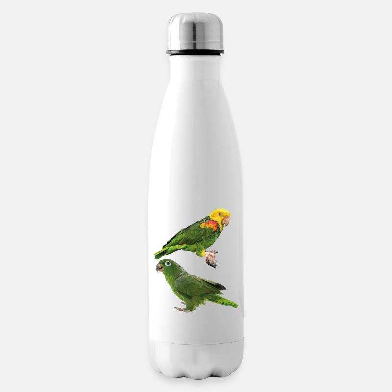Perroquets - Bouteille isotherme - blanc