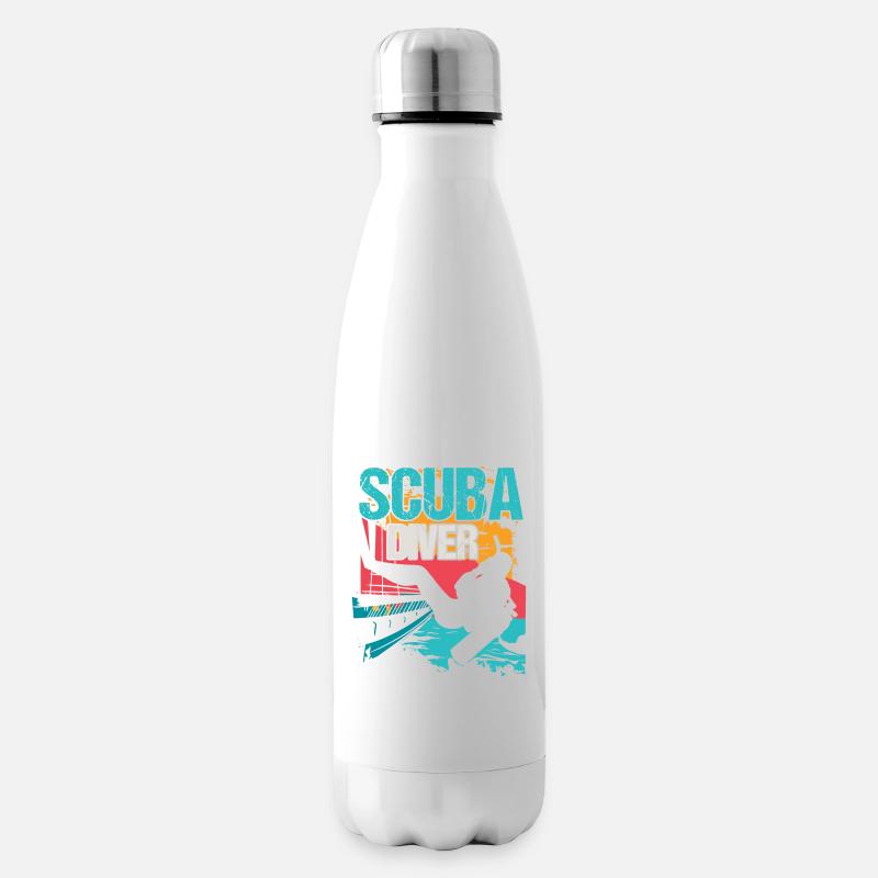 Taucher Scuba Tauchen - Isolierflasche - Weiß