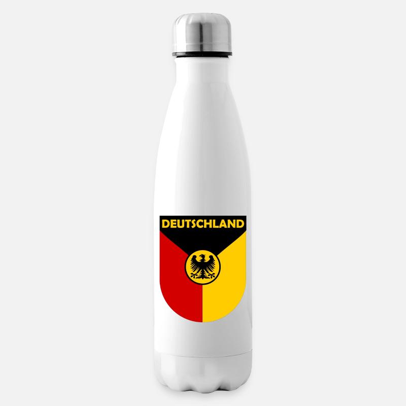 Der deutsche Bundesadler - Isolierflasche - Weiß