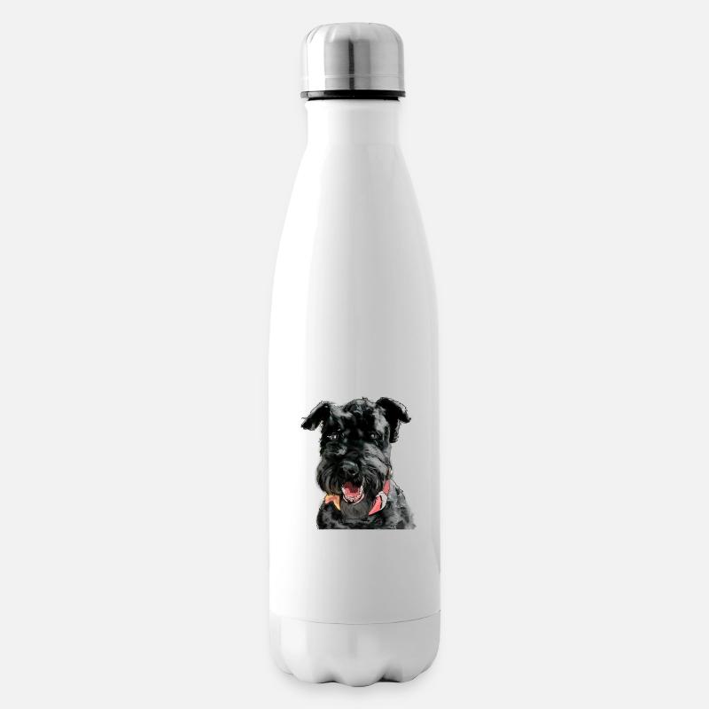 Kerry Blue Terrier - Insulated Water Bottle - white