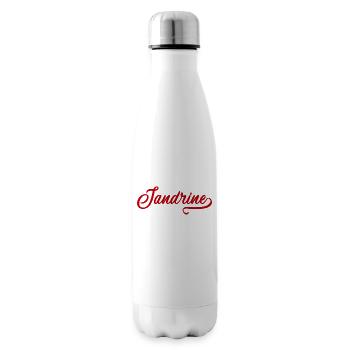 Sandrine - First name - Insulated Water Bottle - white - Right