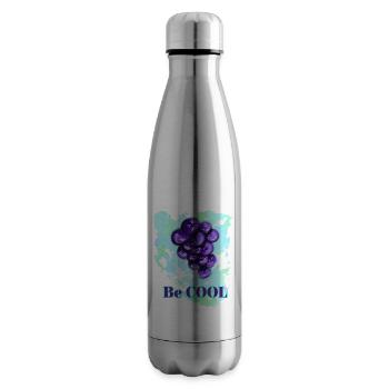 Grapes - Insulated Water Bottle - silver - Right