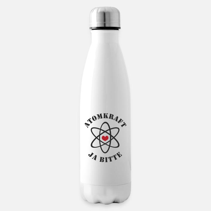 Atomkraft, Ja bitte - Isolierflasche - Weiß