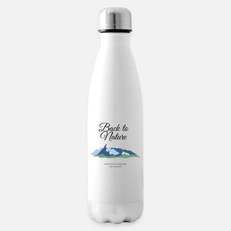 Back to Nature - Bouteille isotherme - blanc