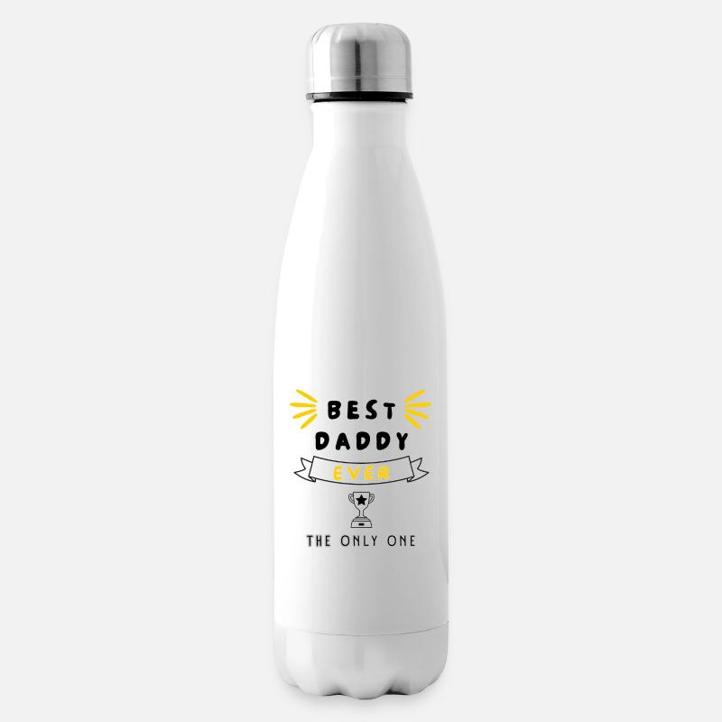 Bester Papa aller Zeiten - Der Einzige - Isolierflasche - Weiß