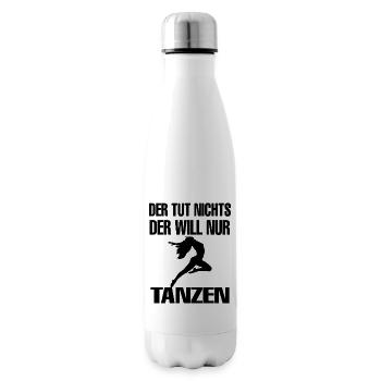 Dancing Dance Music - Insulated Water Bottle - white - Right