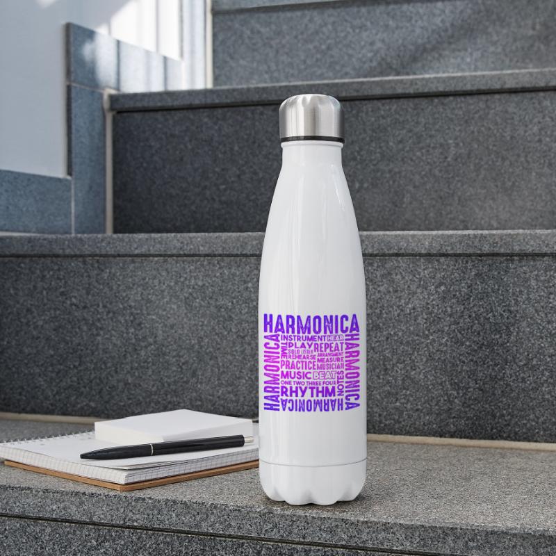 Harmonica Things About Harmonica Insulated Water Bottle