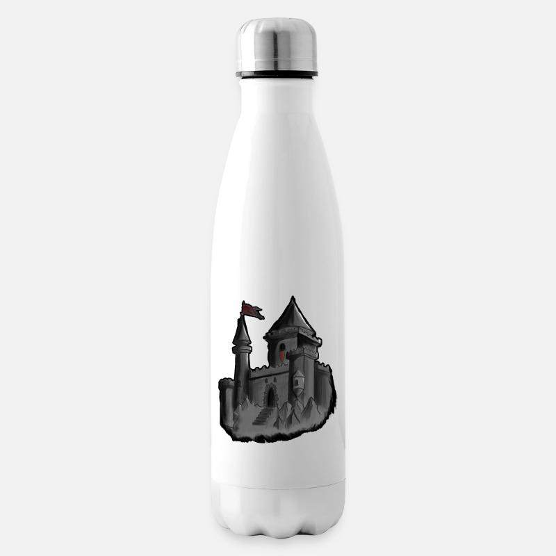 Burg - Isolierflasche - Weiß