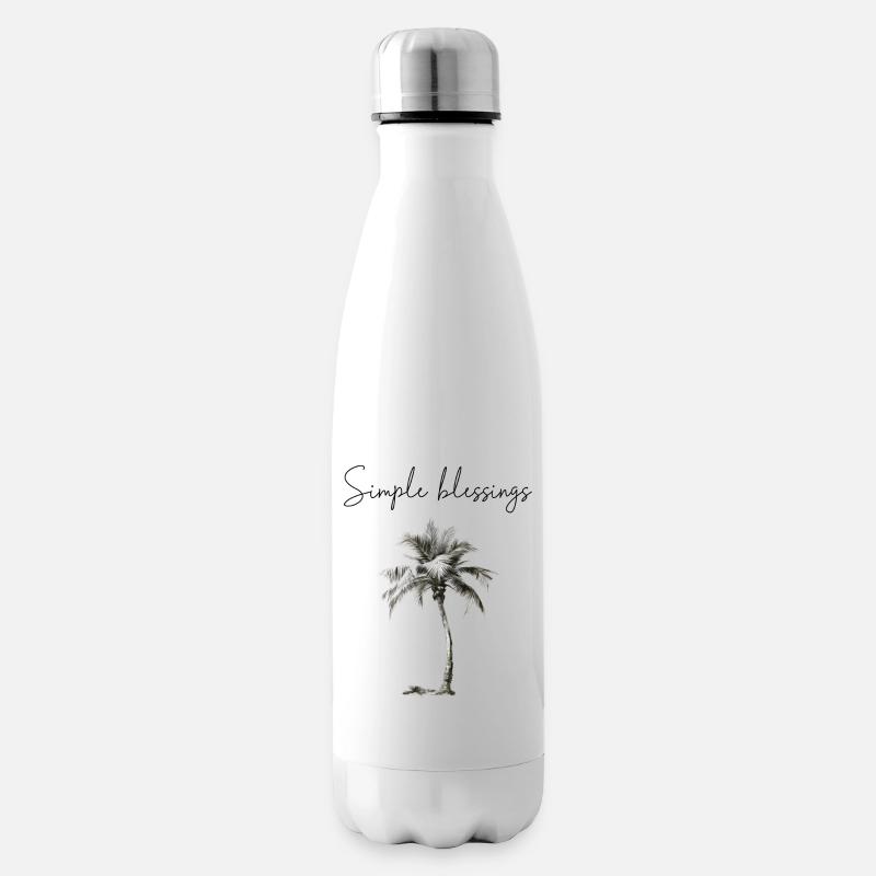 Bénédictions simples - Bouteille isotherme - blanc