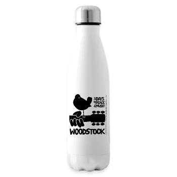 Woodstock 3 Days Of Peace & Music - Insulated Water Bottle - white - Right