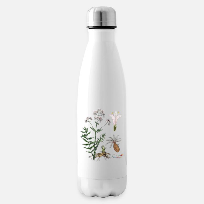 Baldrian (Valeriana officinalis) - Isolierflasche - Weiß