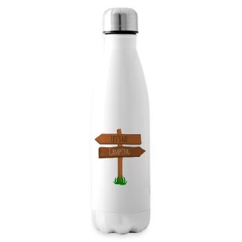 C’est parti pour le camping - Bouteille isotherme - blanc - Droite