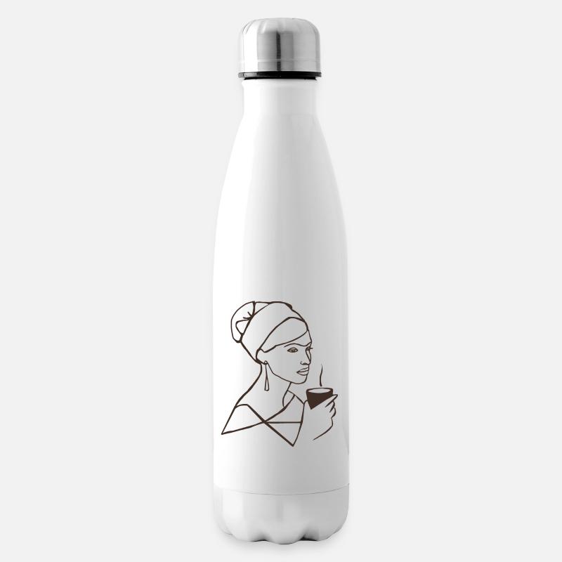 Kaffee-Love - Isolierflasche - Weiß